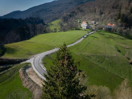 Odprtje novoasfaltiranega dela ceste Špitalič – Okrog (22)